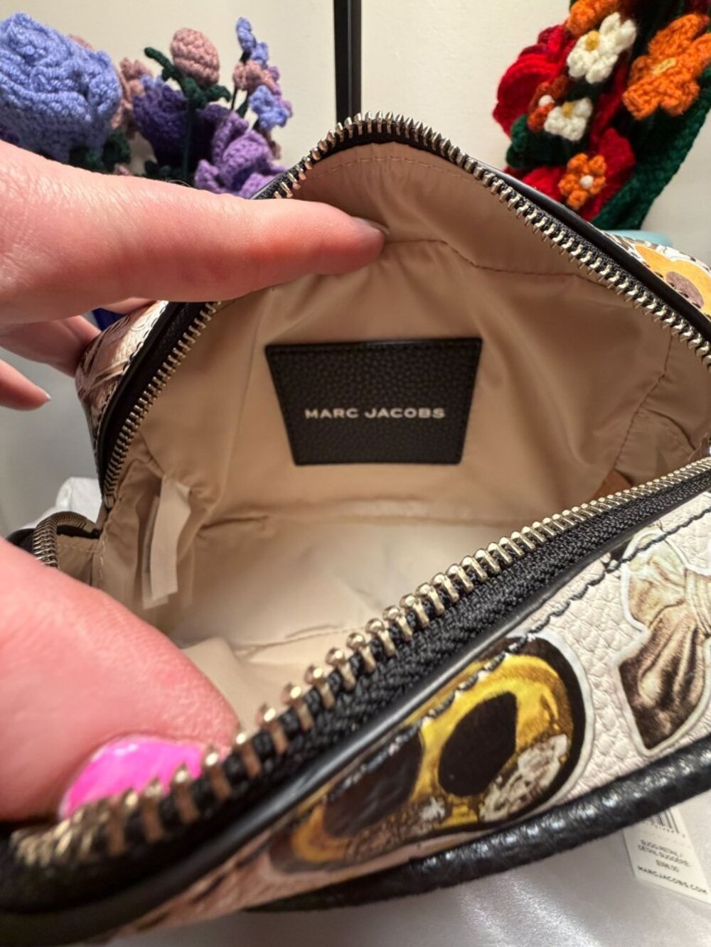 Marc Jacobs Snapshot Small Camera Bag Multicolor Print With Tags New - Picture 6 of 6